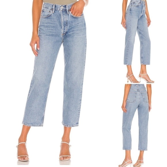 Agolde Jeans 90’s High Rise Straight Jeans 27 - Picture 1 of 11